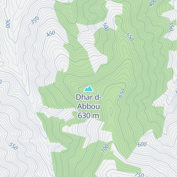 Map of Dhar d-Abbou