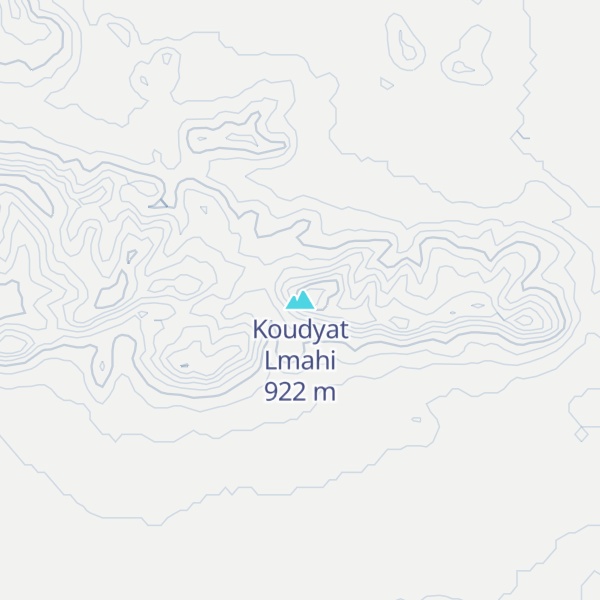 Map of Koudyat Lmahi