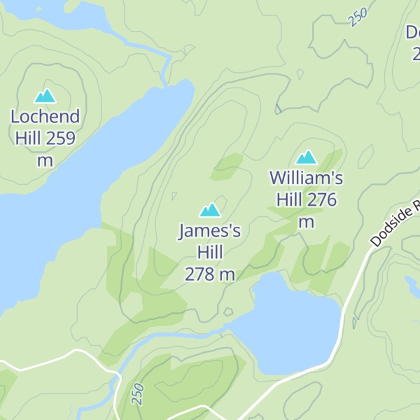 Map of James's Hill