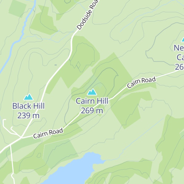 Map of Cairn Hill