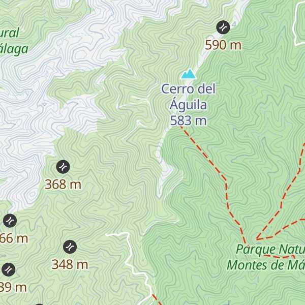 Map of Águila