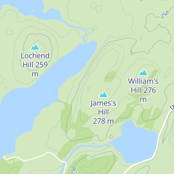 Map of Laggen Hill
