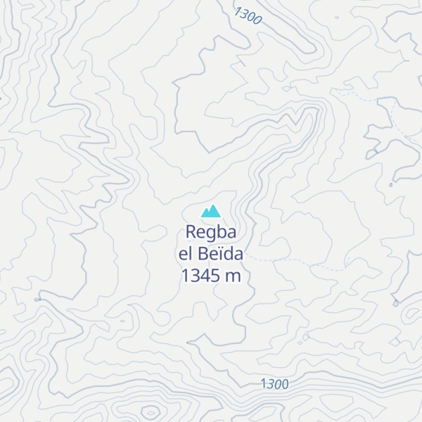 Map of Regba el Beïda