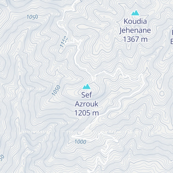 Map of Sef Azrouk