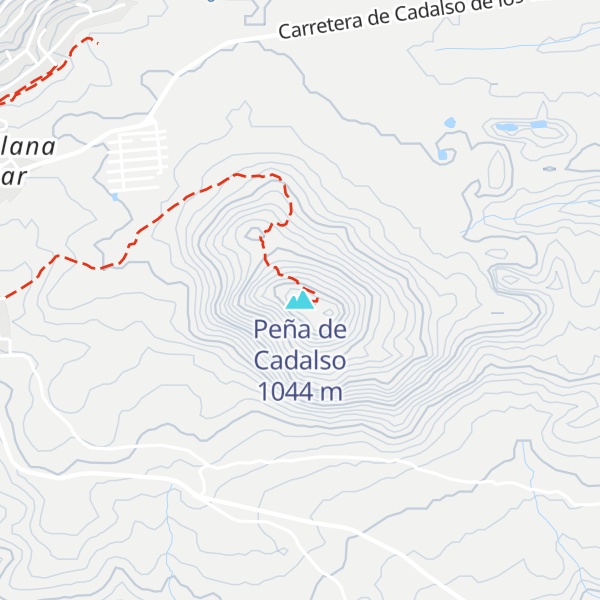 Map of Peña de Cadalso