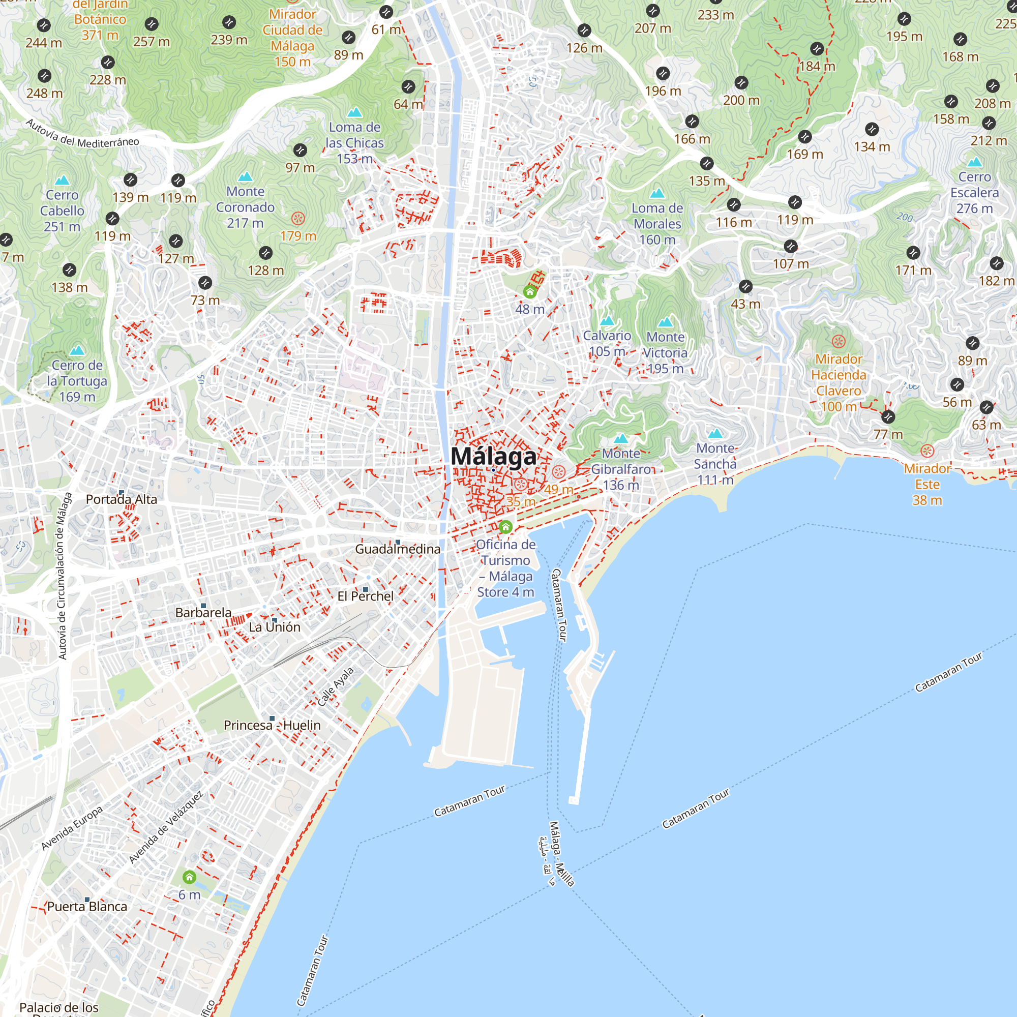 Centro de Información de Turismo de Interior map