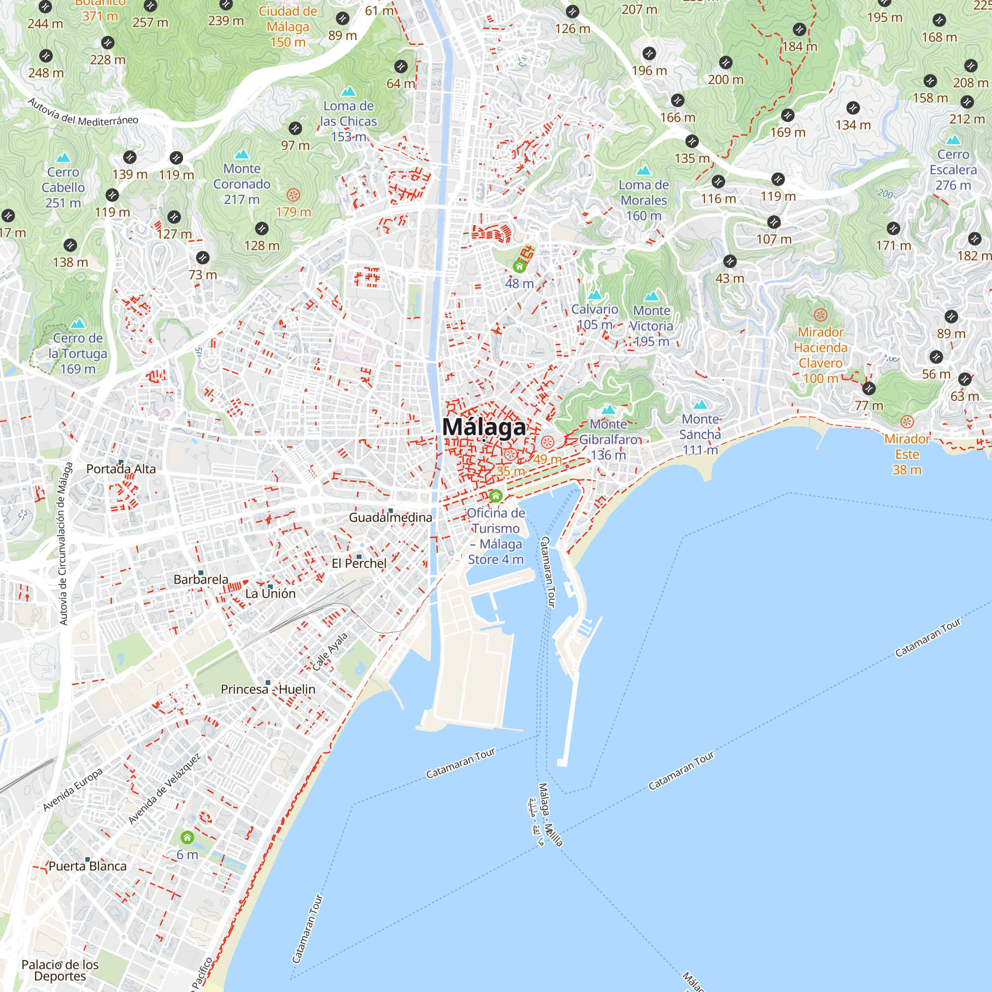 Oficina de Turismo – Málaga Store map
