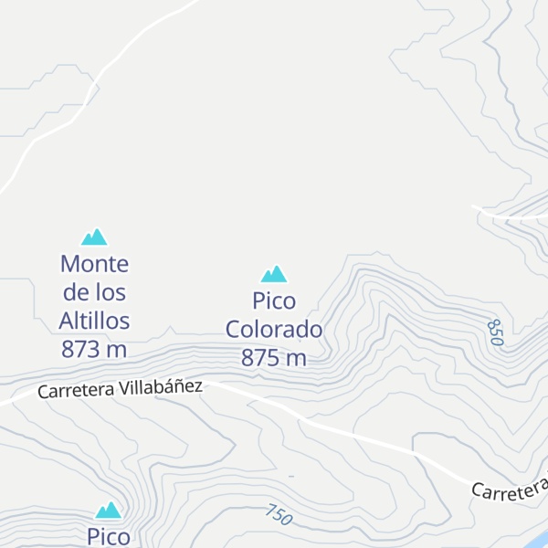 Map of Pico Colorado