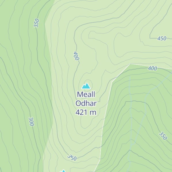 Map of Meall Odhar