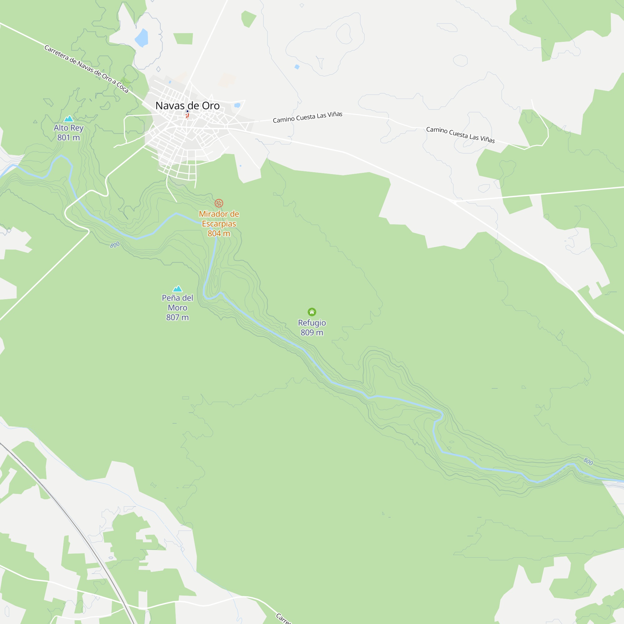 Refugio map