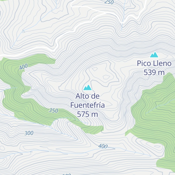 Map of Alto de Fuentefría