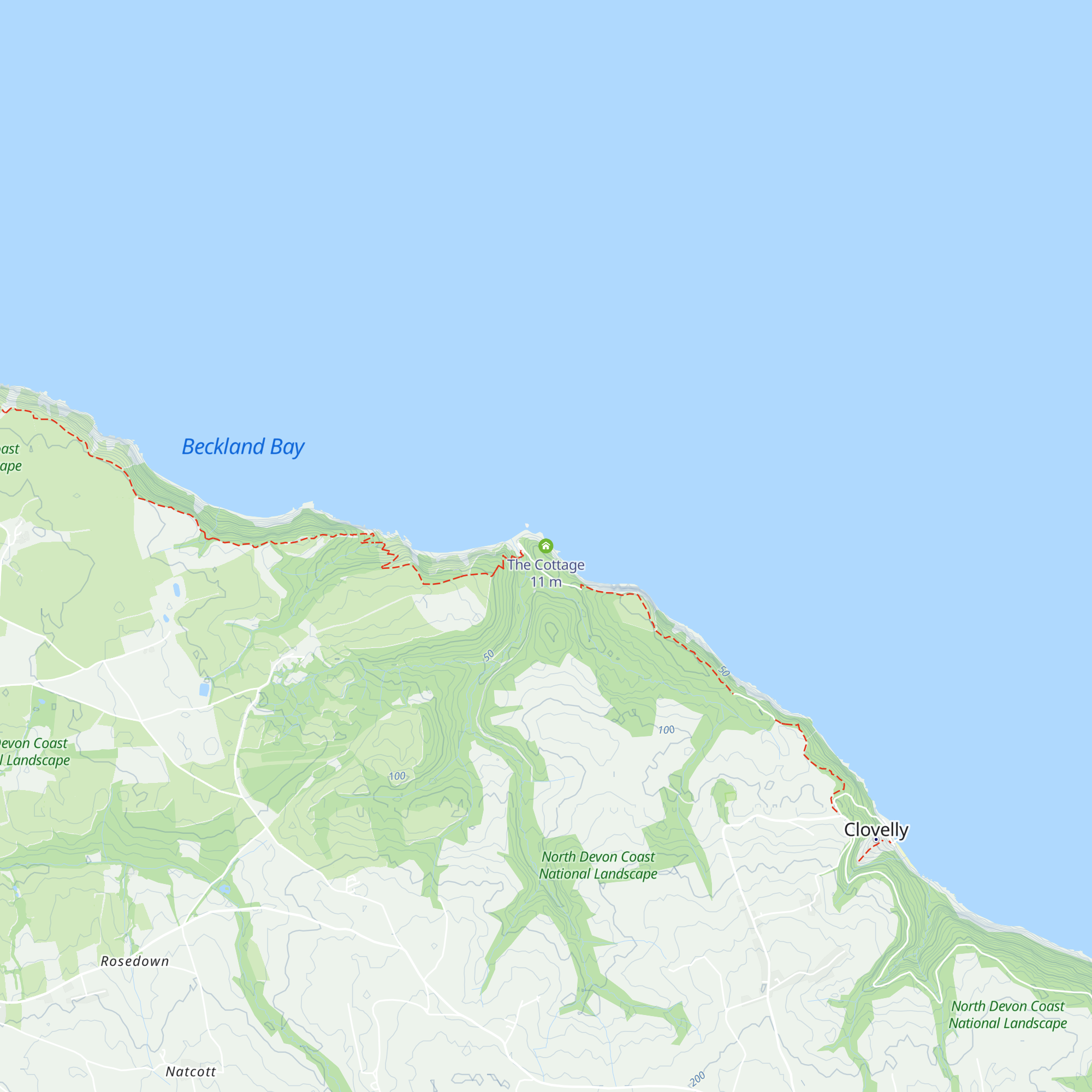 The Cottage map