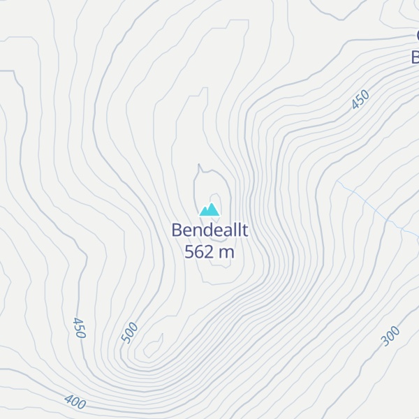 Map of Bendeallt