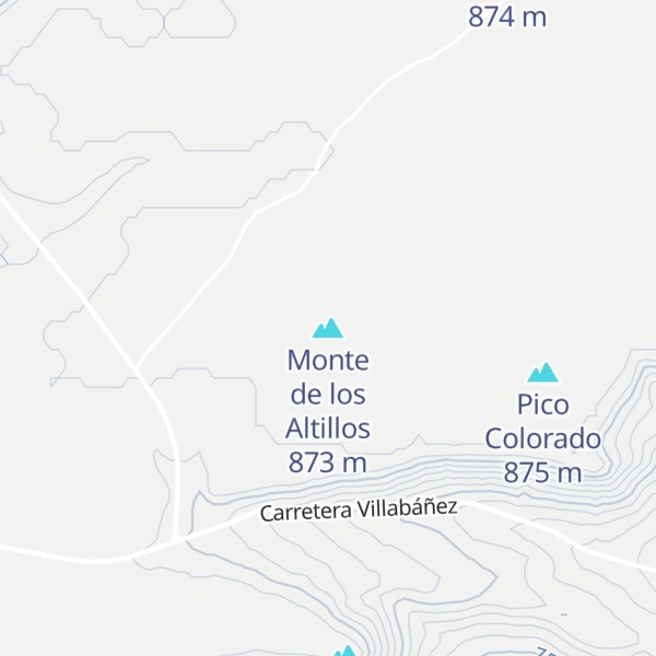 Map of Monte de los Altillos