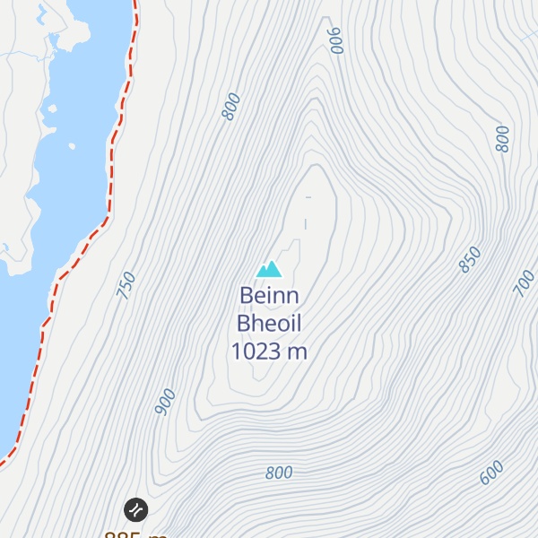 Map of Beinn Bheoil