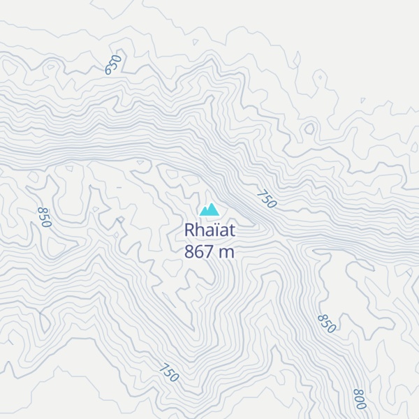 Map of Rhaïat