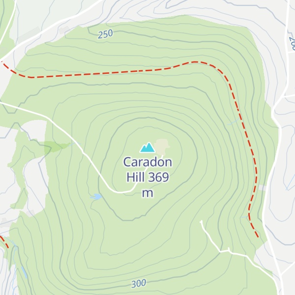 Map of Caradon Hill