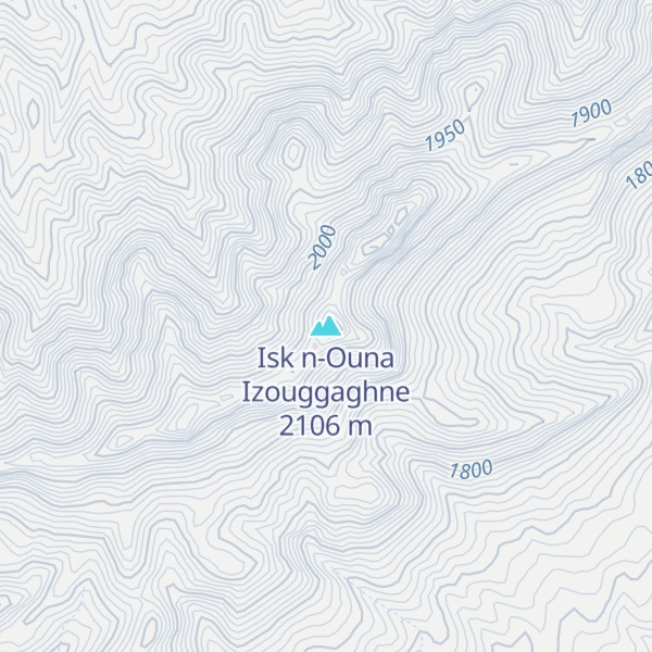 Map of Isk n-Ouna Izouggaghne