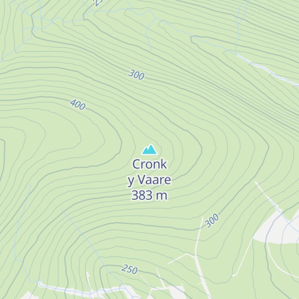 Map of Cronk y Vaare
