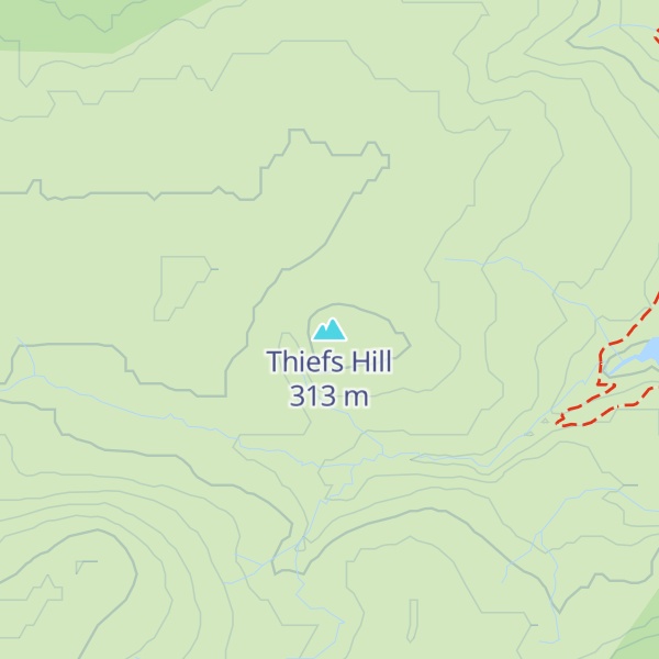 Map of Thiefs Hill