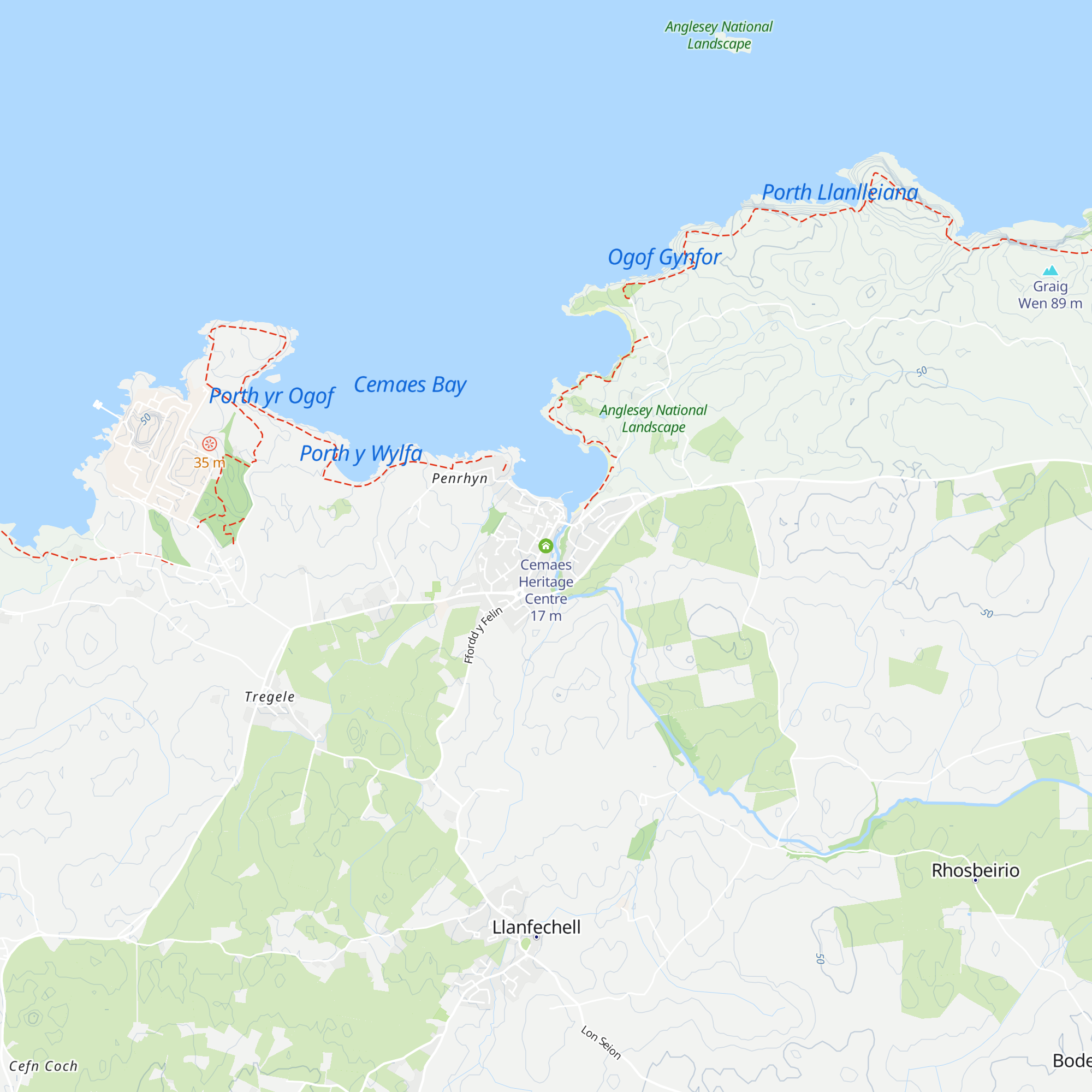 Cemaes Heritage Centre map
