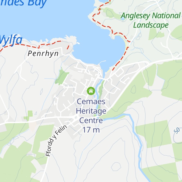 Map of Cemaes Heritage Centre