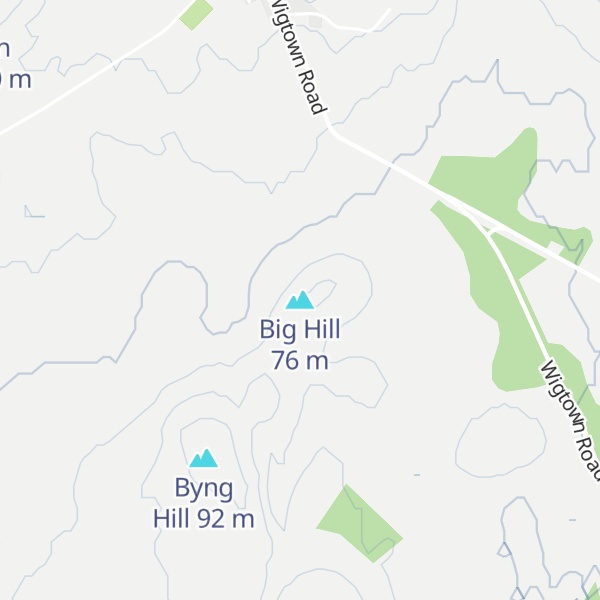 Map of Big Hill