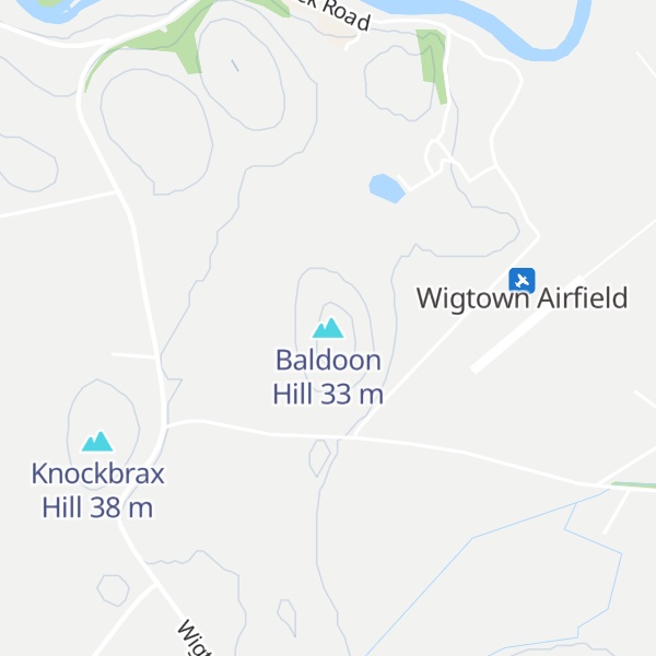 Map of Baldoon Hill