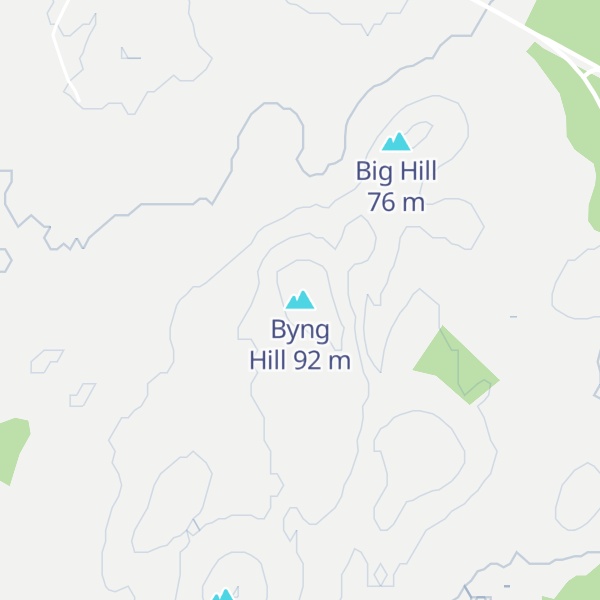 Map of Byng Hill