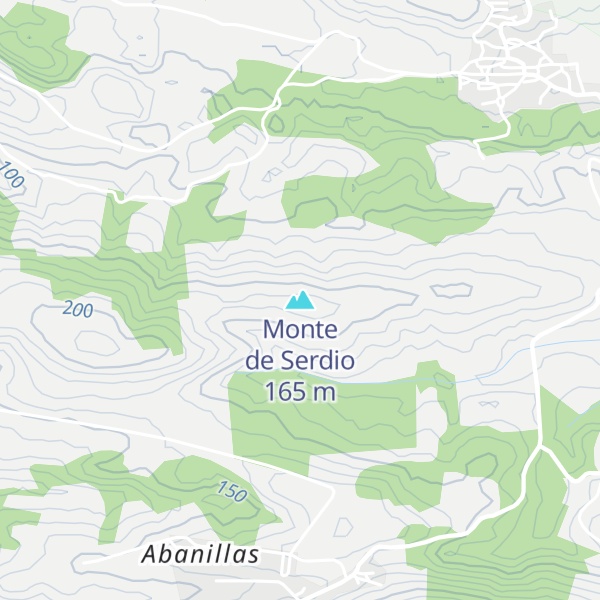 Map of Monte de Serdio