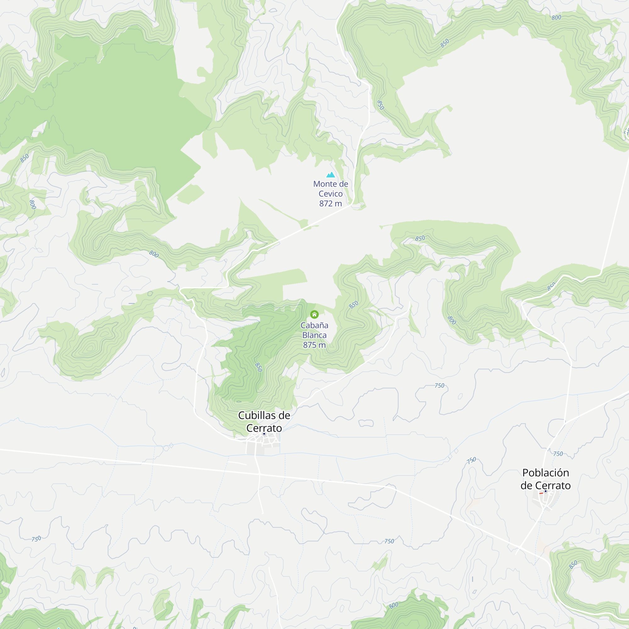 Cabaña Blanca map