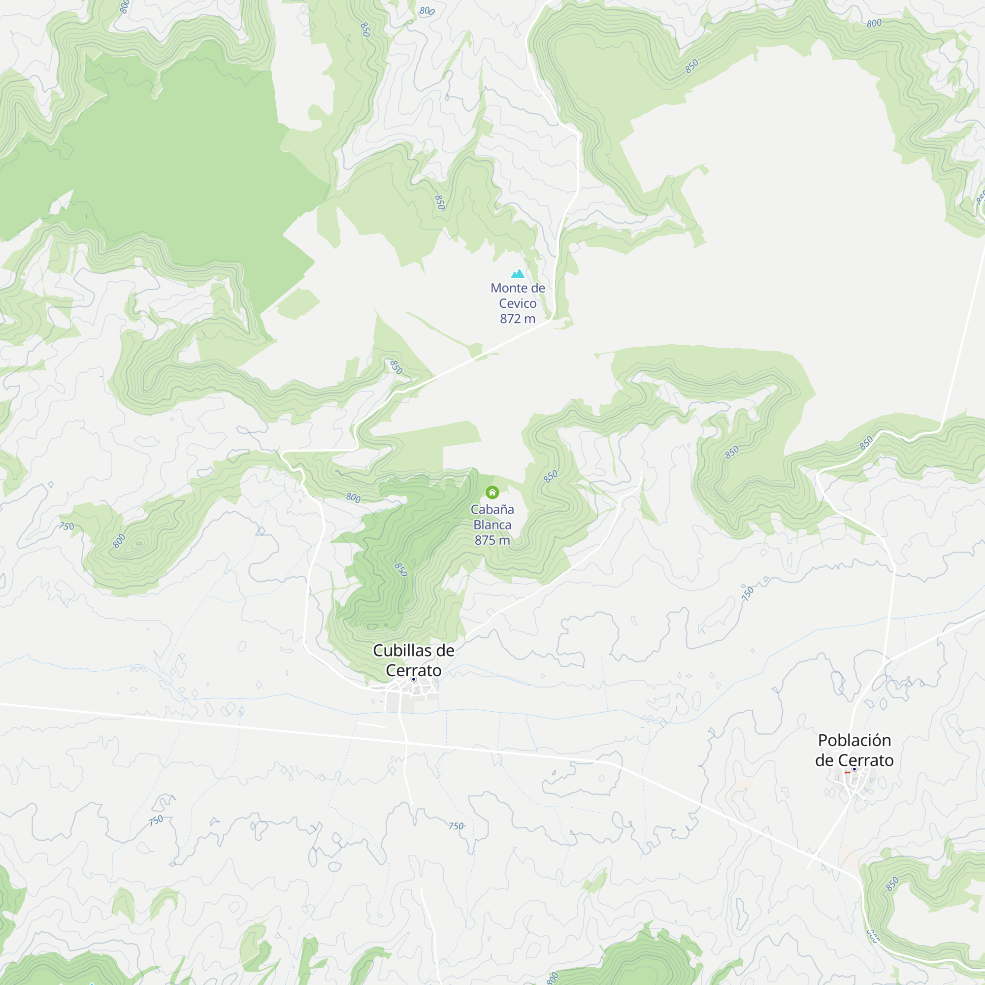 Cabaña Blanca map