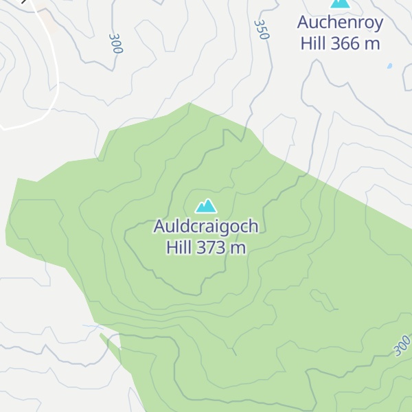 Map of Auldcraigoch Hill