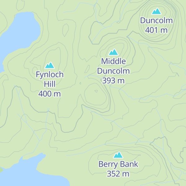 Map of Little Duncolm