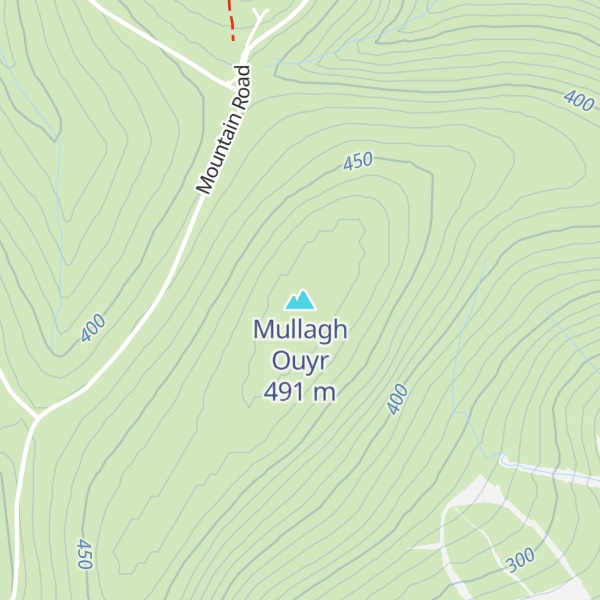 Map of Mullagh Ouyr