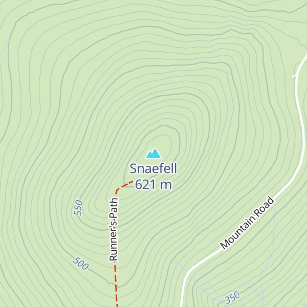 Map of Snaefell