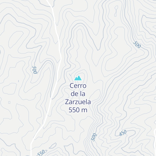 Map of Cerro de la Zarzuela