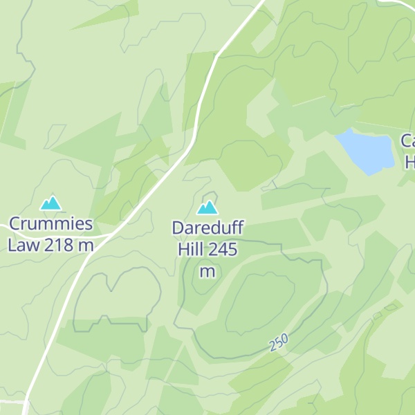 Map of Dareduff Hill
