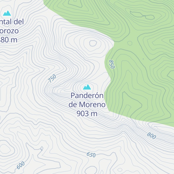 Map of Panderón de Moreno