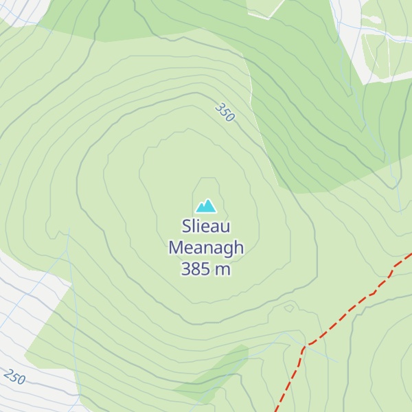 Map of Slieau Meanagh