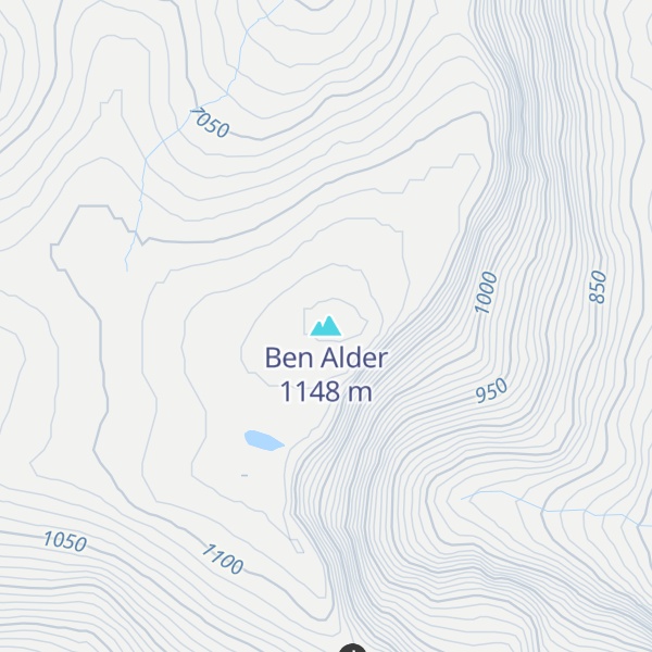 Map of Ben Alder