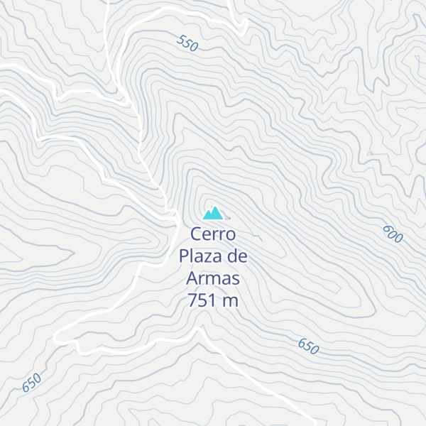 Map of Cerro Plaza de Armas