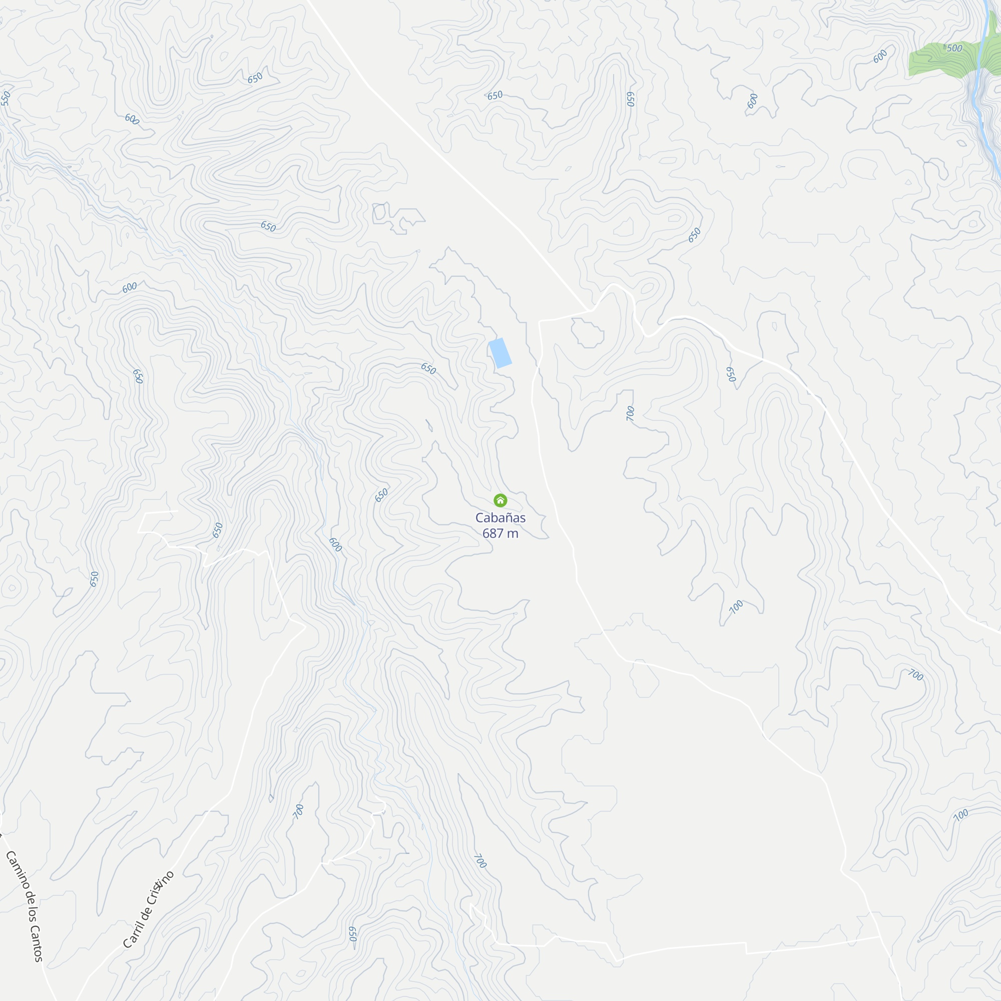 Cabañas map