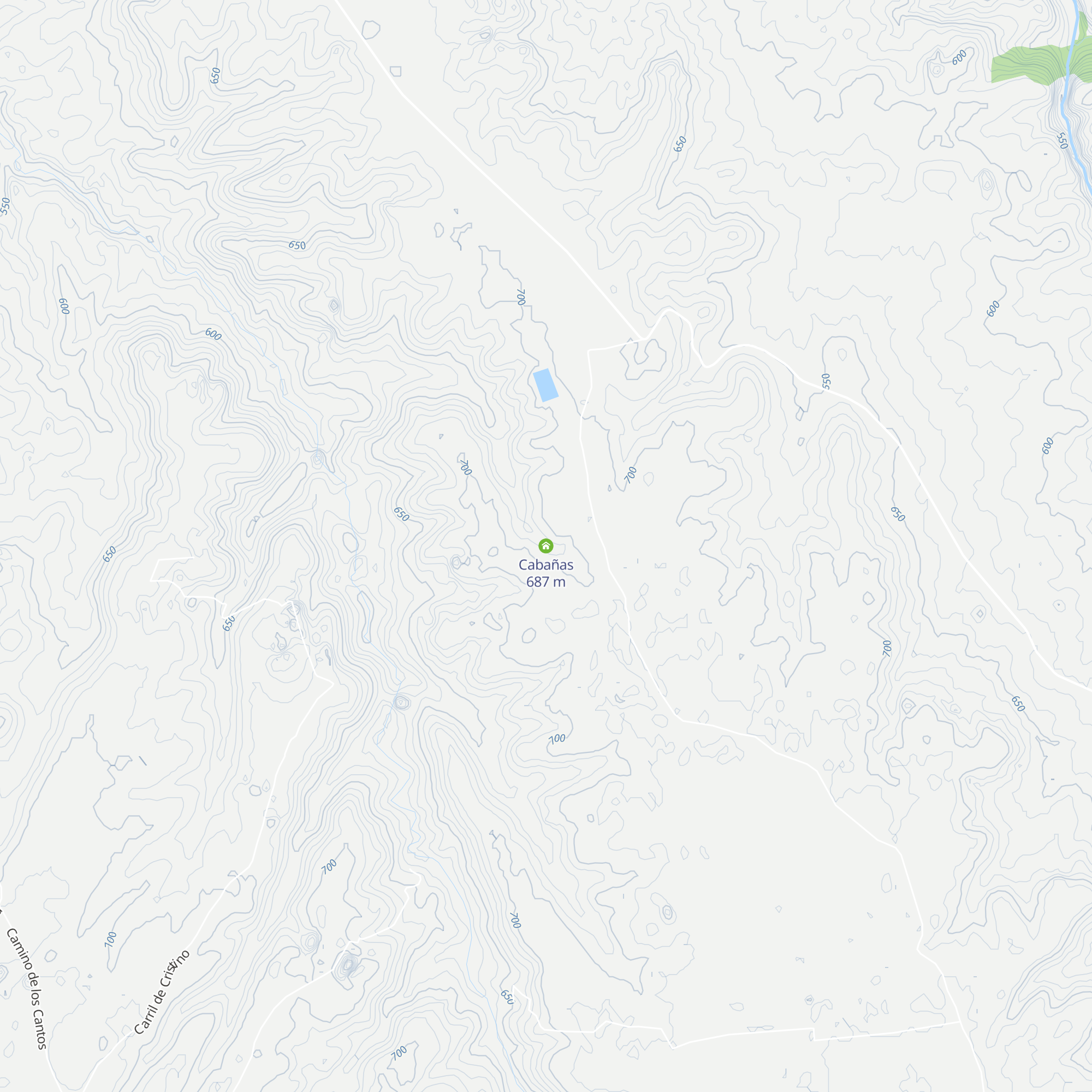 Cabañas map