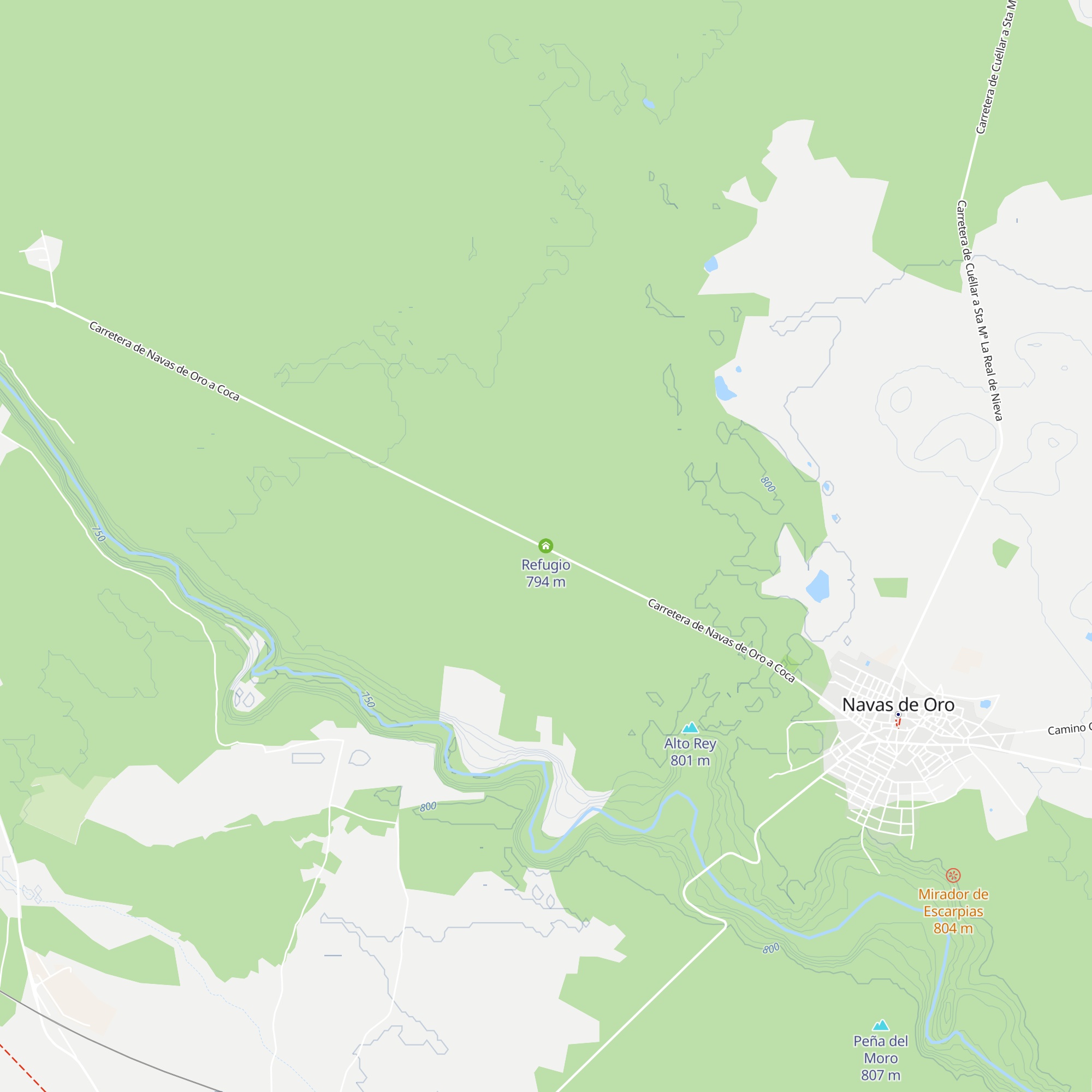 Refugio map