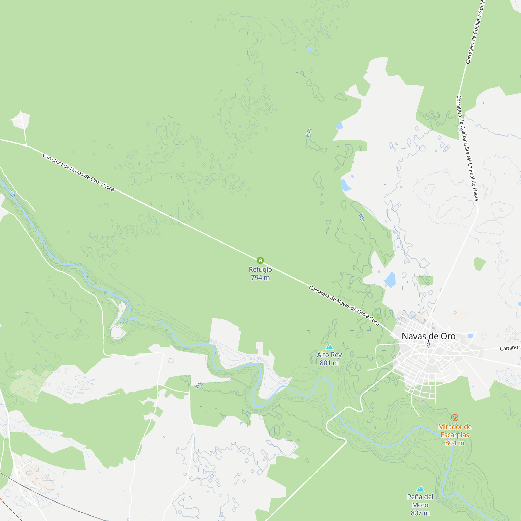 Refugio map