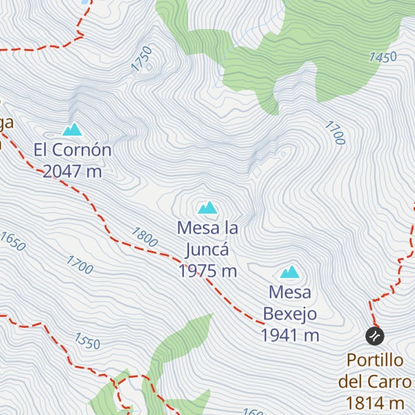 Map of Mesa la Juncá