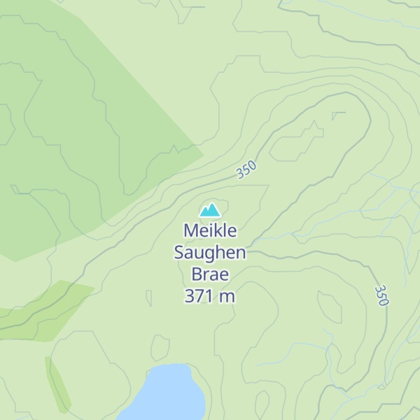 Map of Meikle Saughen Brae