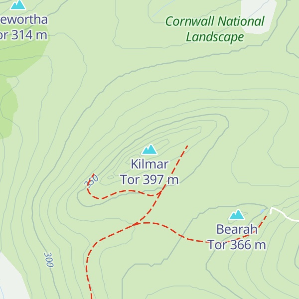 Map of Kilmar Tor