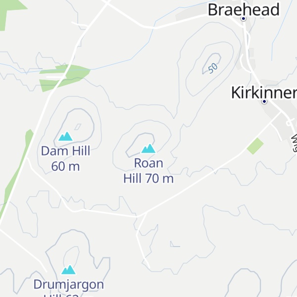 Map of Roan Hill